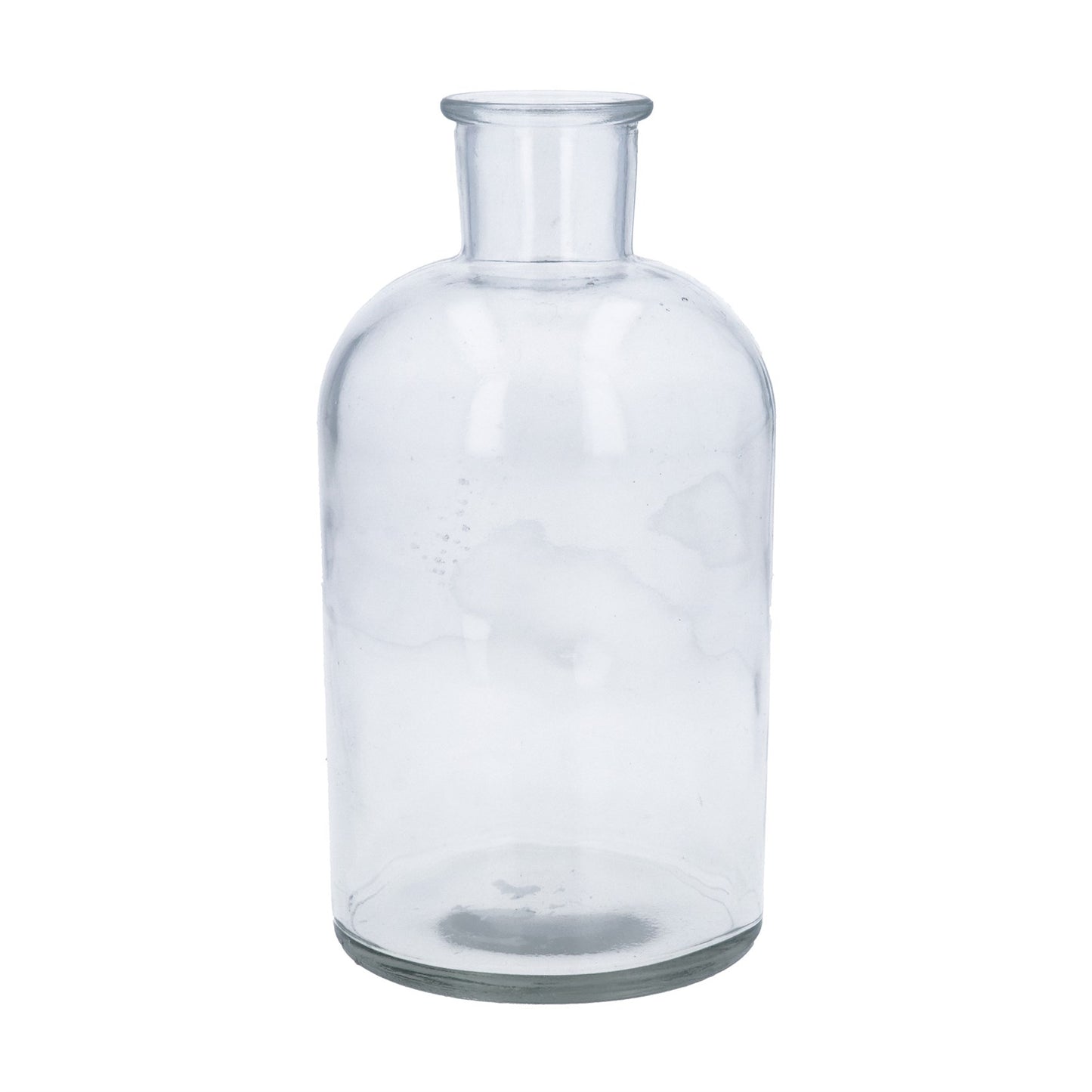 Glass Vase - Clear Bottle Vase