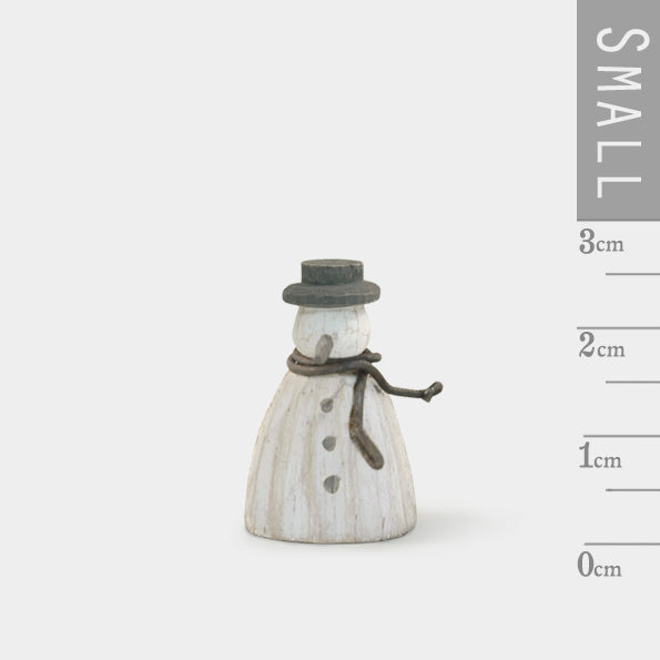 Schneemann aus Holz - Tiny