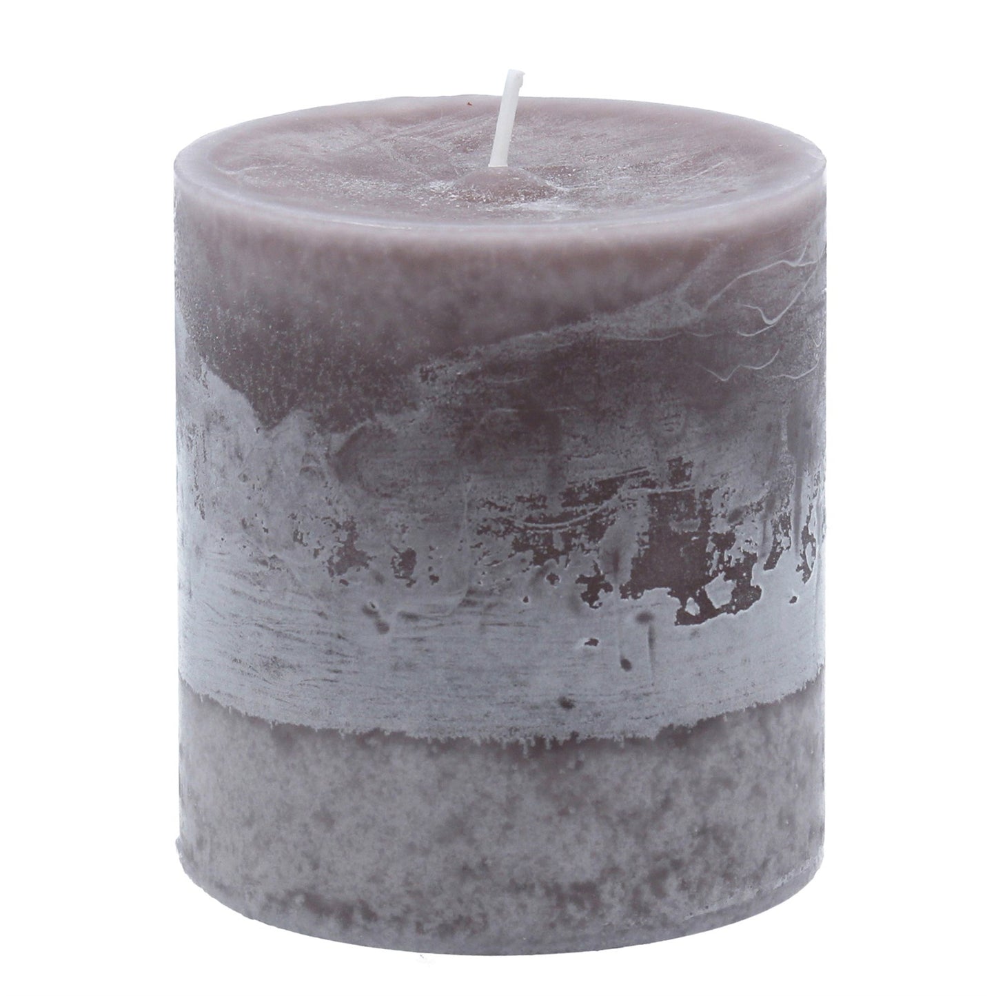 Pillar Candle 10cm - Dark Grey
