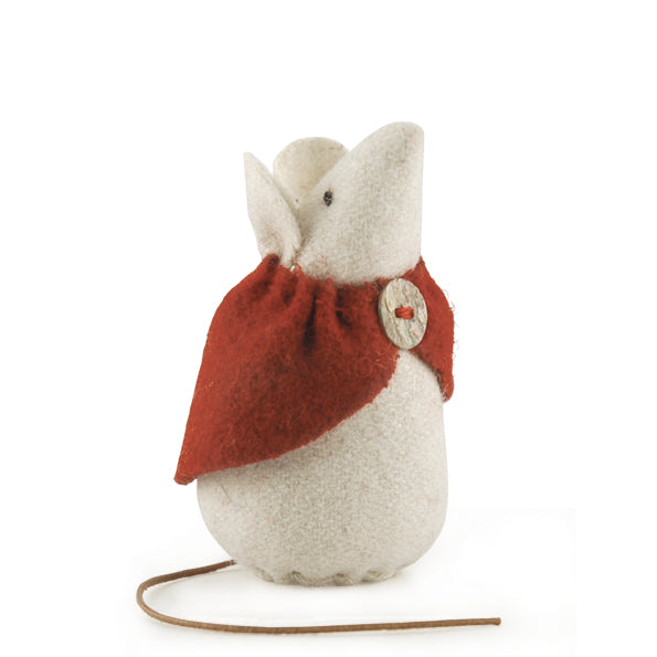 Kleine Maus mit rotem Umhang - Daisy