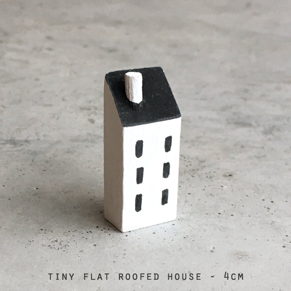 Tiny House-Wohnung weiß 3-stöckig