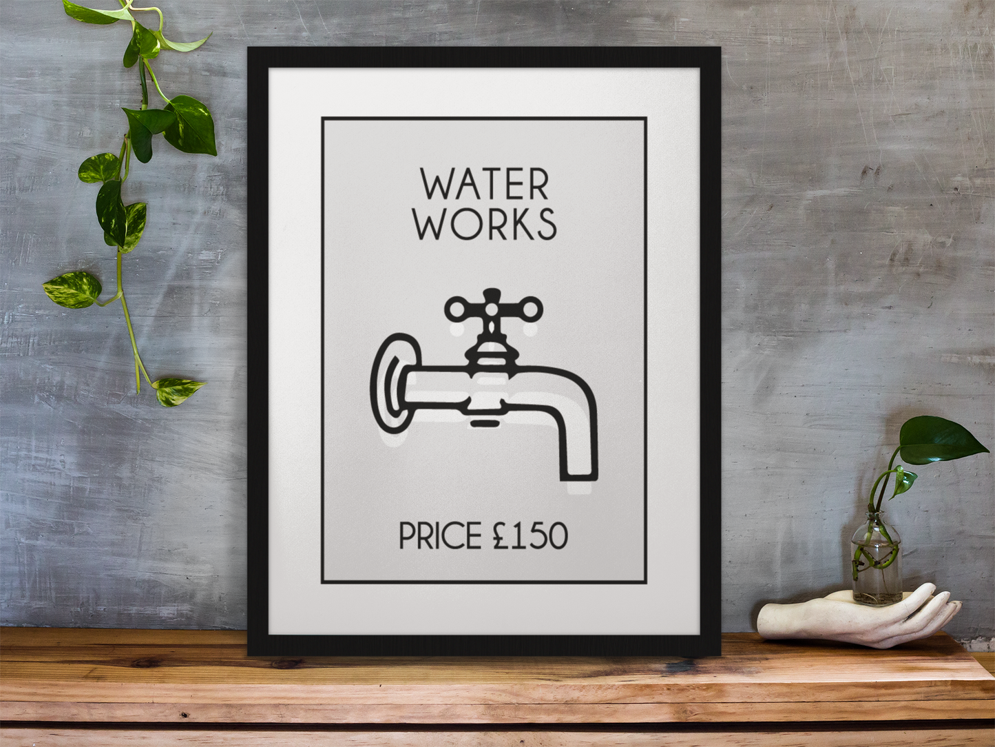 Waterworks Water Works Game Funny Bathroom Wall Decor Print-2
