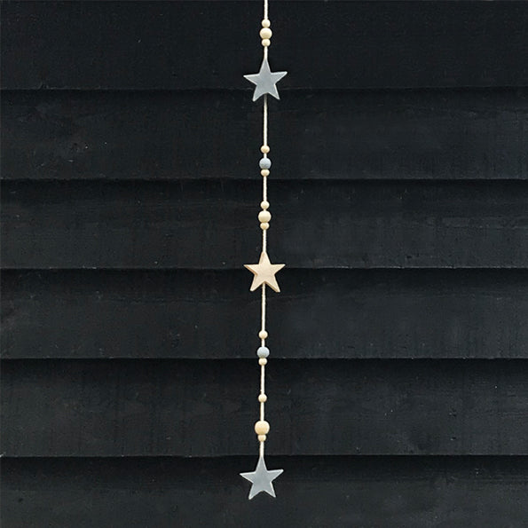 Hanging garland - Stars & beads