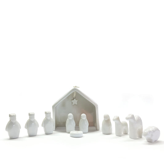 Porcelain Nativity set