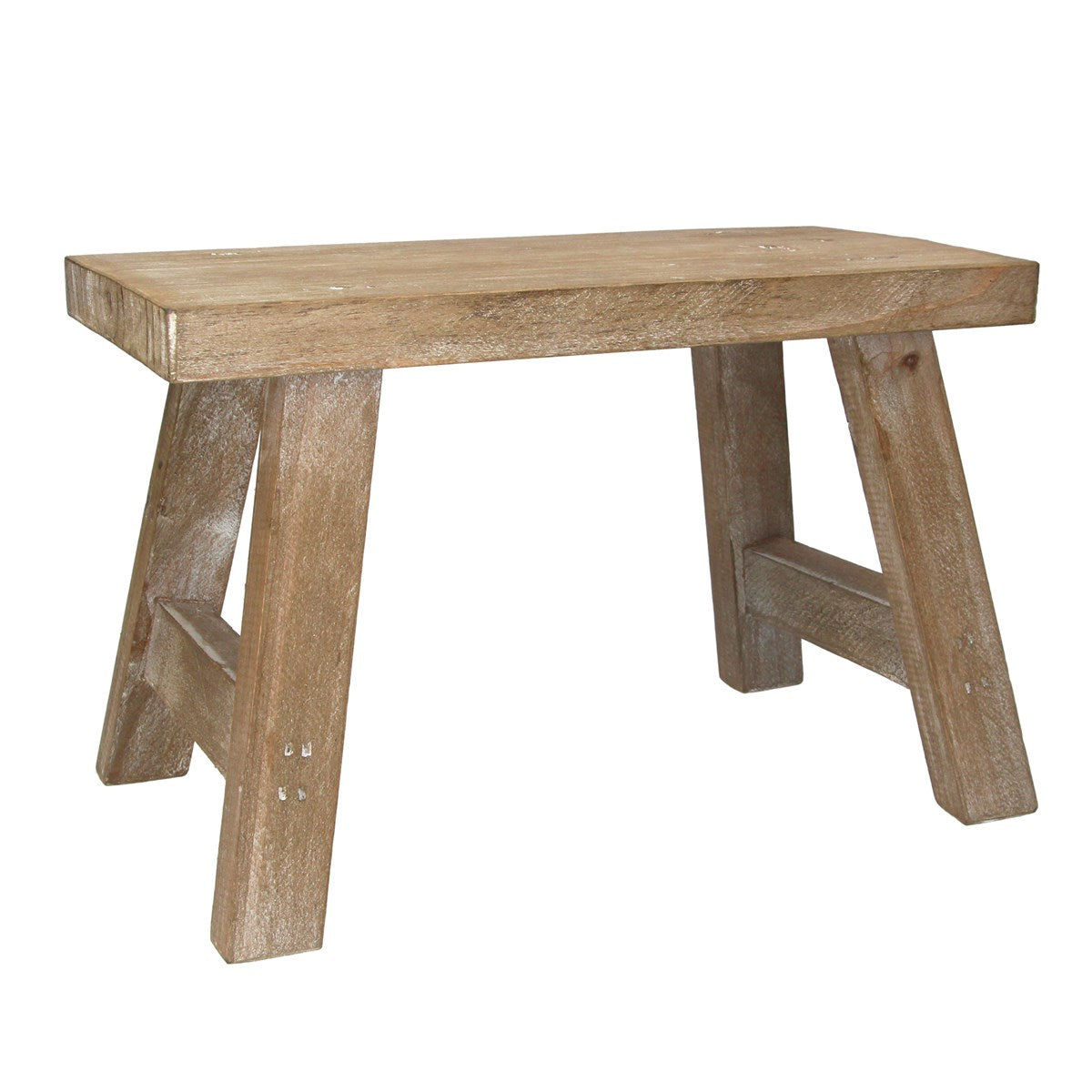 Natural Wood Decorative Bench 30.5cm