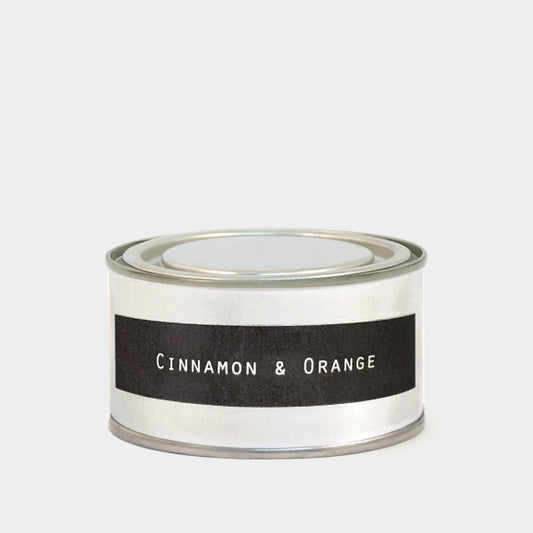 Tin candle - Cinnamon & orange