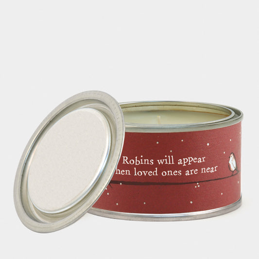 Red robin candle - Robins will appear