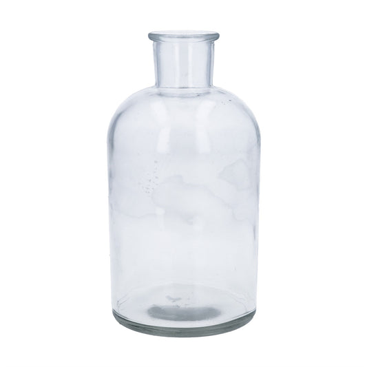 Glass Vase - Clear Bottle Vase