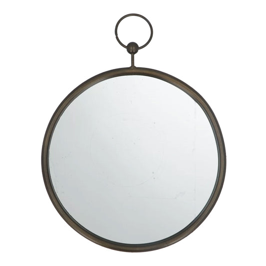 Wall Mirror - Round Dark Bronze, Small