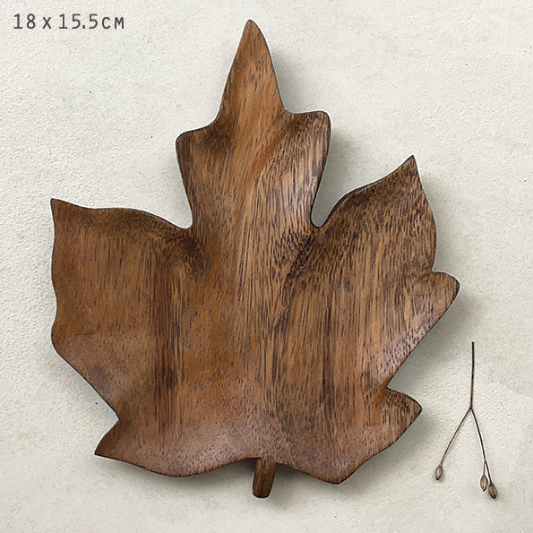 Flat leaf bowl-Maple