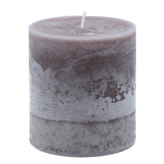 Pillar Candle 10cm - Dark Grey