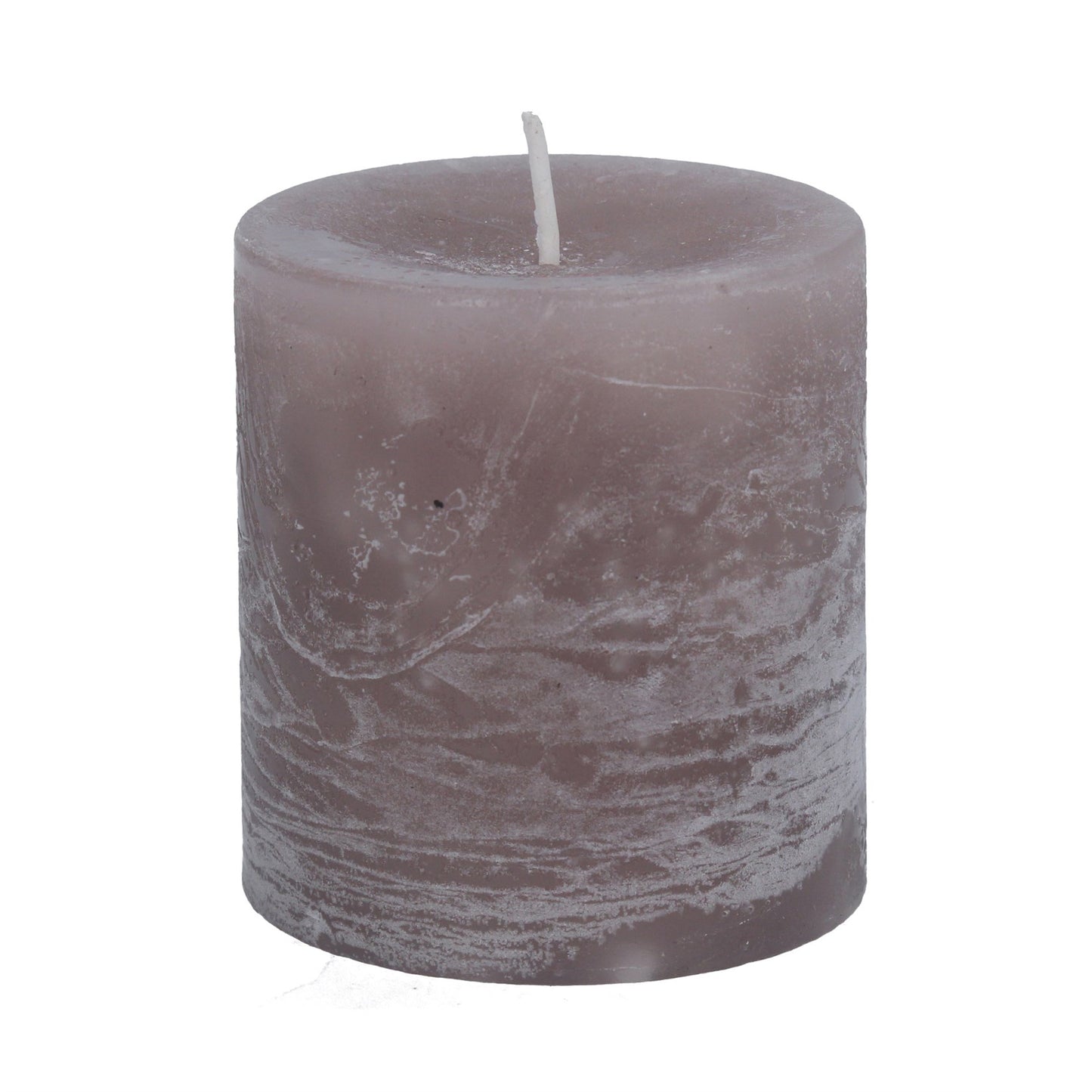 Mini Pillar Candle - Dark Grey