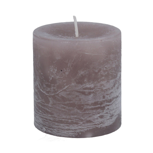 Mini Pillar Candle - Dark Grey