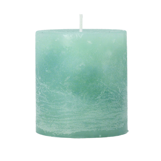 Mini Pillar Candle 7cm - Pale Green