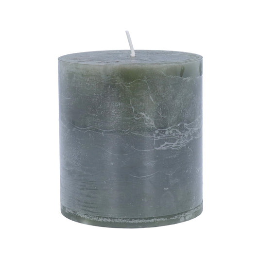 Pillar Candle 10cm - Dark Sage