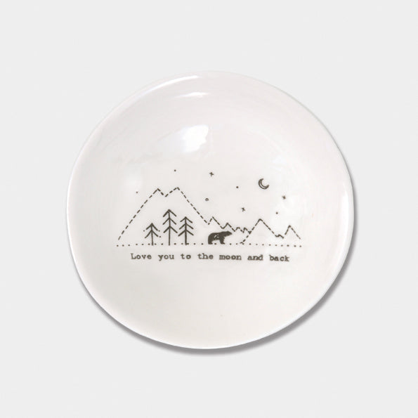 Med wobbly bowl - Love you to the moon and back